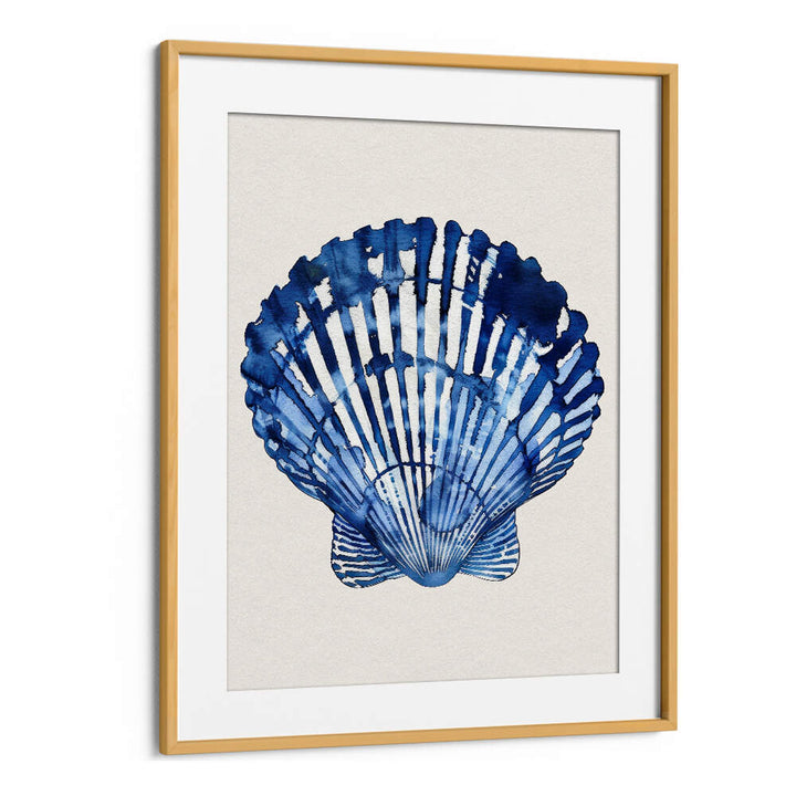 INDIGO SEASHELL , BEACH PAINTINGS