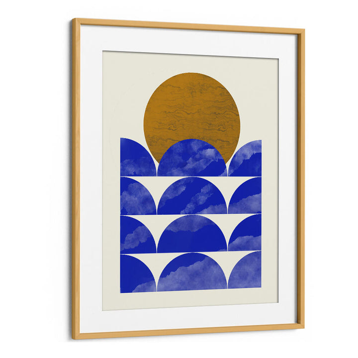 GEOMETRICAL SUNSET COMPOSITION , GEOMETRIC ART PRINTS