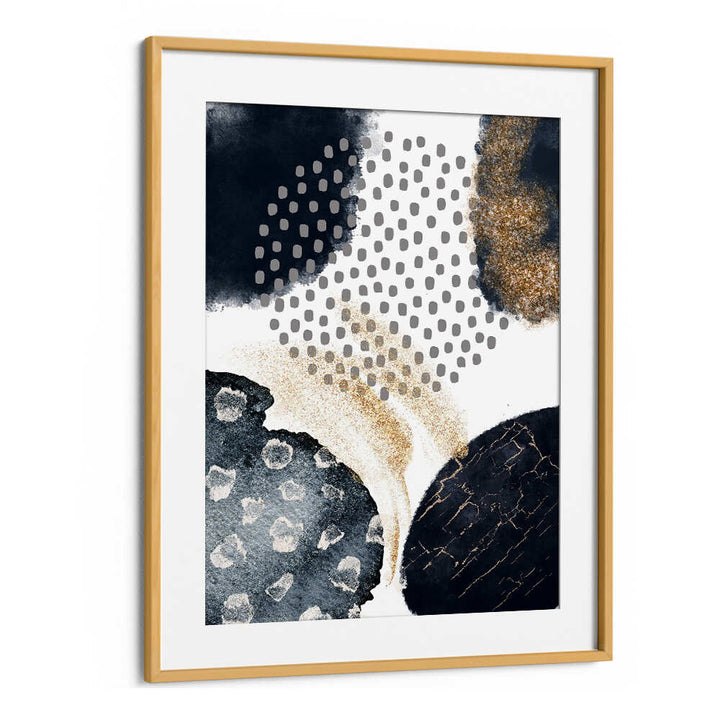 ABSTRACT BLACK AND GOLD III , ABSTRACT PAINTINGS