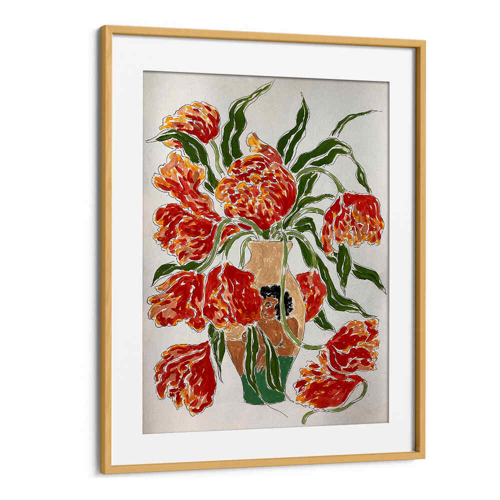 THE AFTERMATH , FLORAL FLOWER PAINTINGS