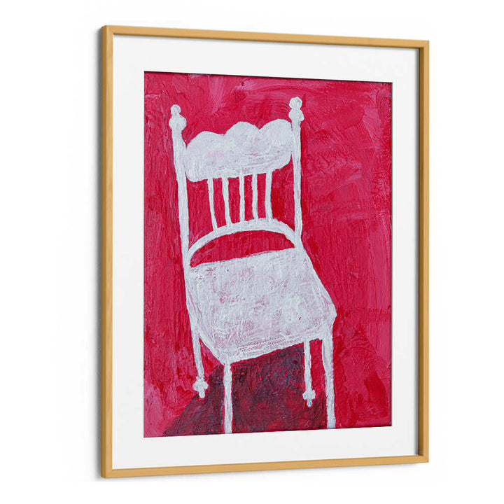 Chic WHITE CHAIR, FASHION POSTERS on vibrant backdrop, perfect for enhancing modern home decor and style.