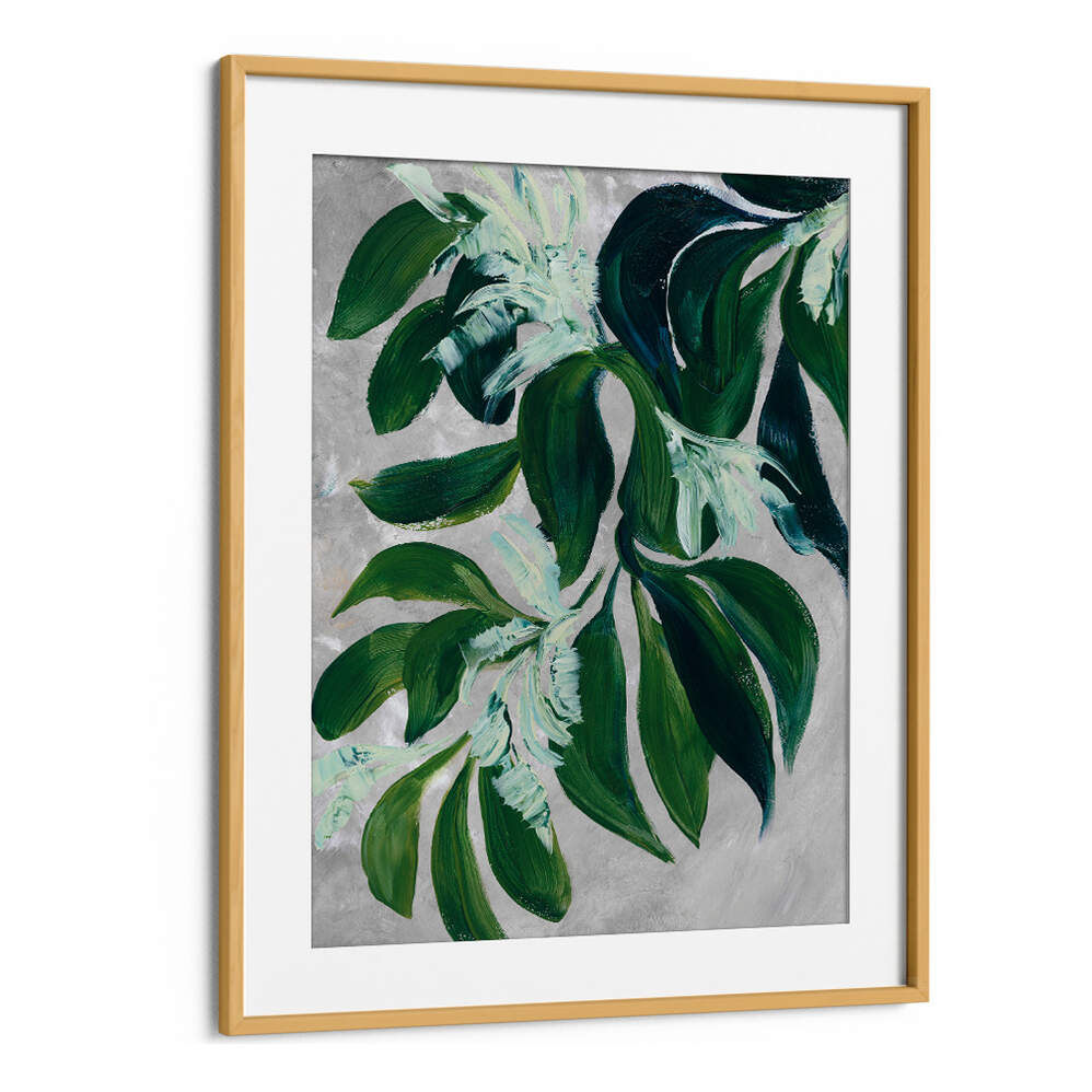 YOON LEAVES , FLORAL FLOWER PAINTINGS