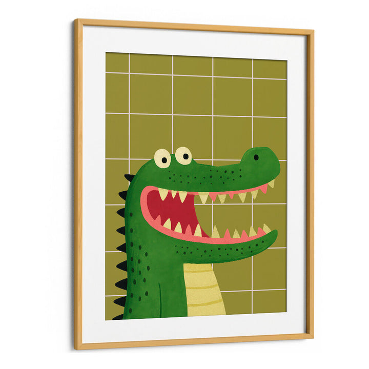 HAPPY ALLIGATOR FRIEND , KIDS ROOM PAINTINGS