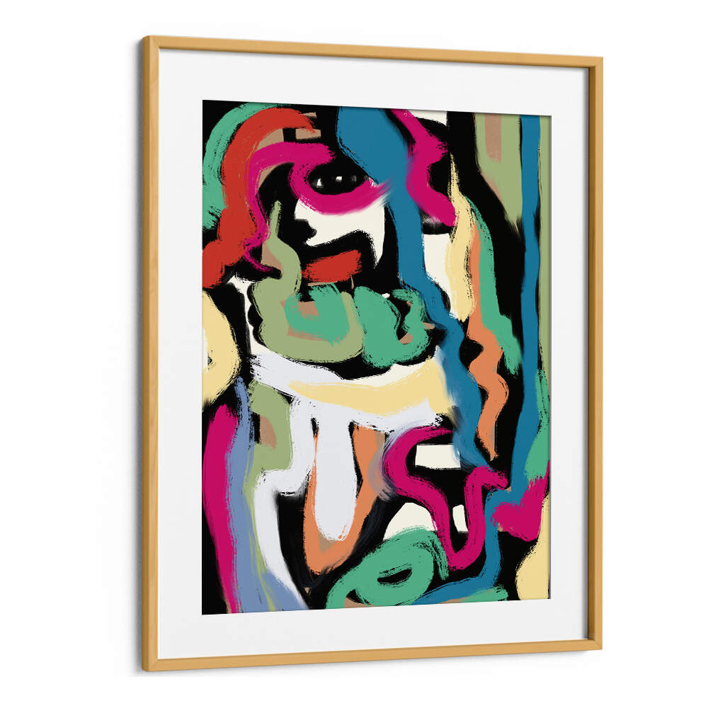 BOLD COLORFUL BRUSHSTROKES , ABSTRACT PAINTINGS