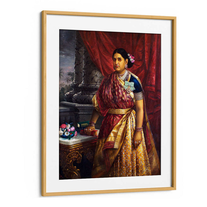 RANI BHARANI THIRUNAL LAKSHMI BAYI OF TRAVANCORE  , INDIAN ART PAINTINGS