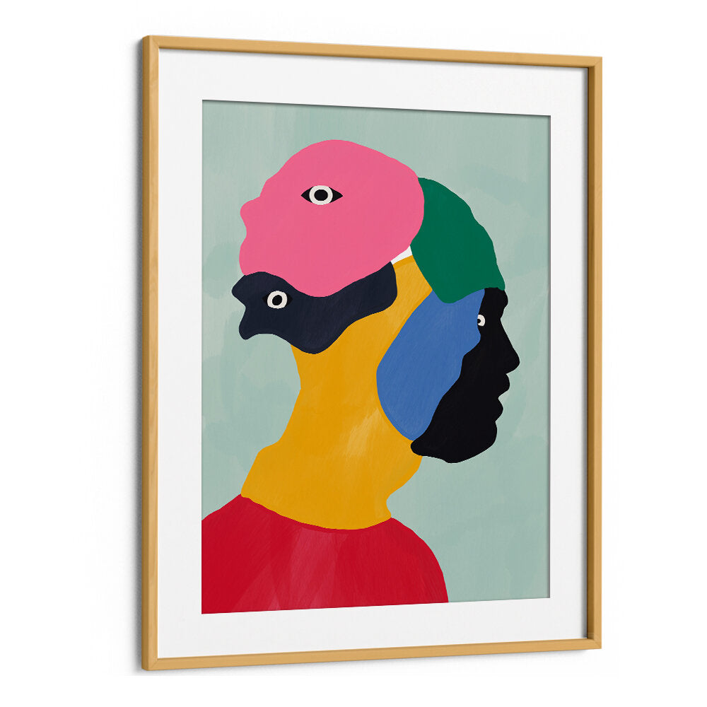 HIDING BEHIND MASKS , PORTRAITS & FIGURATIVE ILLUSTRATIONS