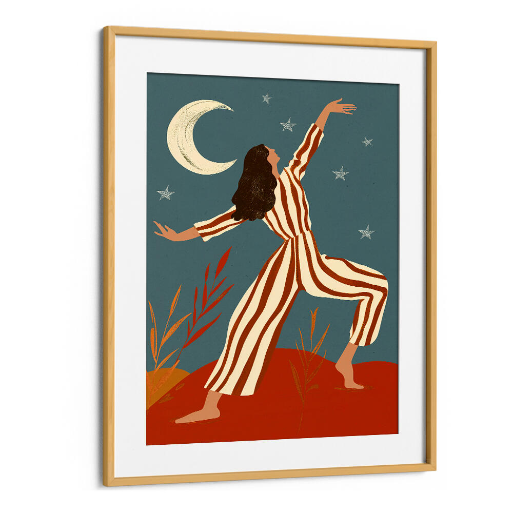 MOONLIT DANCE , PORTRAITS & FIGURATIVE ILLUSTRATIONS