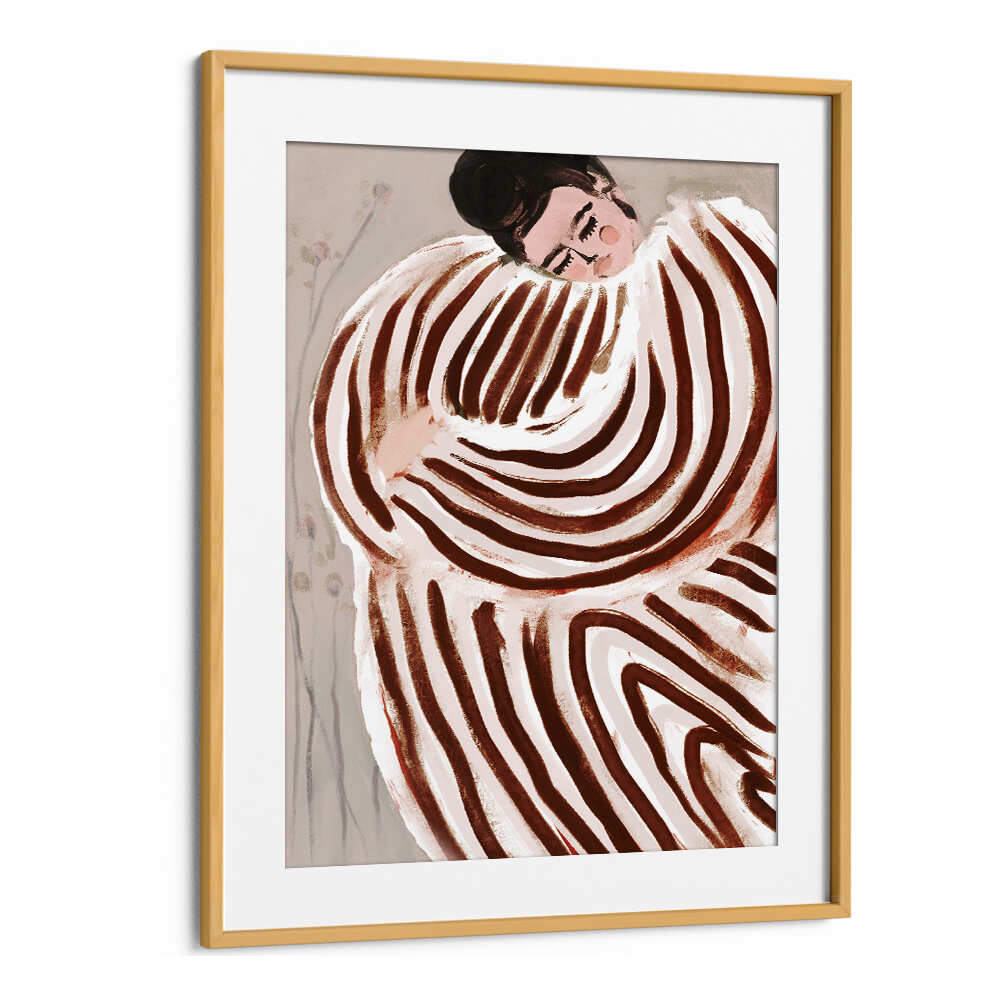 STRIPED EMBRACE , PORTRAITS & FIGURATIVE ILLUSTRATIONS