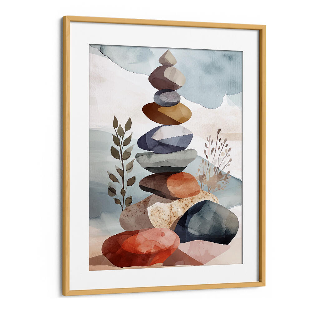 MINIMAL CALMS III , FLORAL, FLOWERS - PAINTINGS & ARTWORKS