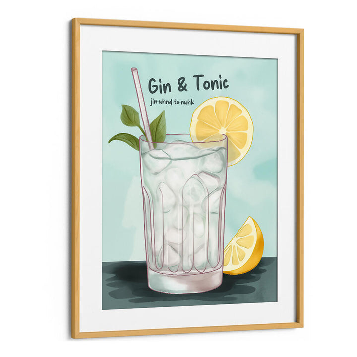 GIN AND TONIC , BAR & CAFE ART
