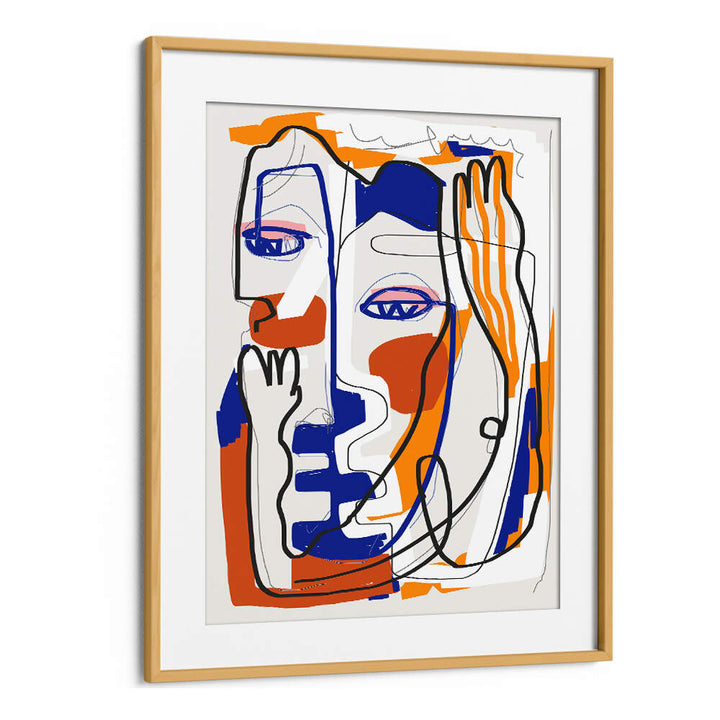 ABSTRACT LINE ART ROMANCE , POP ART PAINTINGS