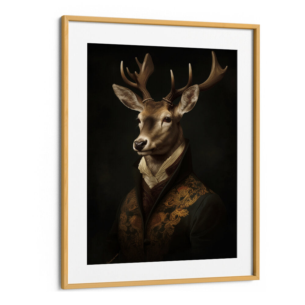 STAG PORTRAIT , ANIMAL PAINTINGS