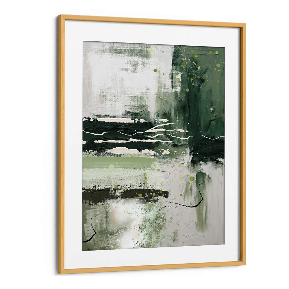CANVAS GREENS II , ABSTRACT PAINTINGS
