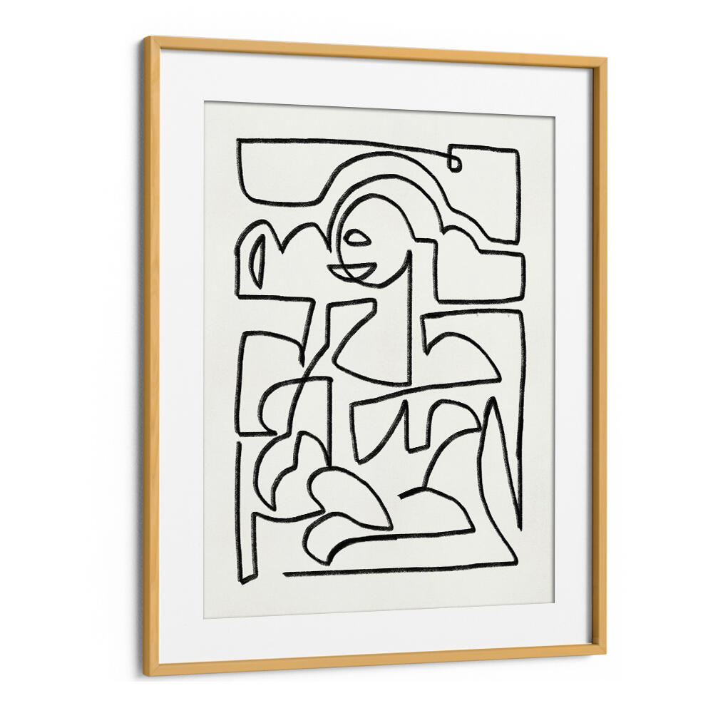 ABSTRACT CHALK LINE ART