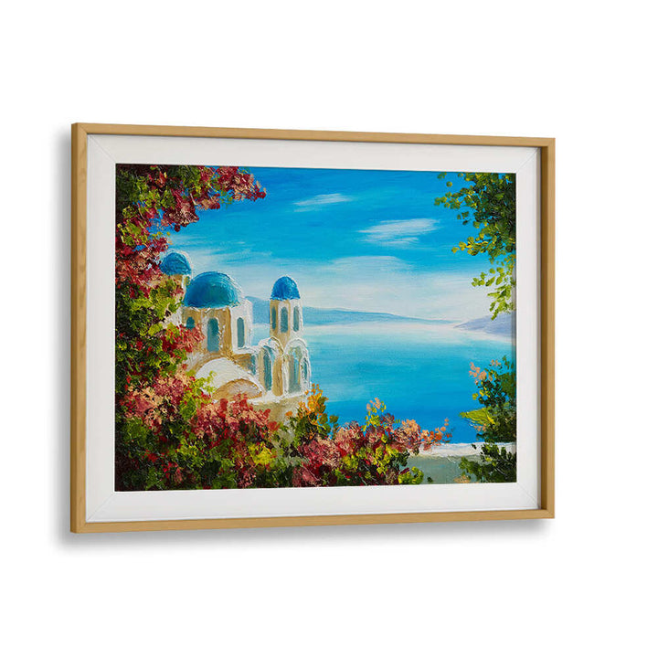 BLUE AND WHITE SANTORINI PALETTE III , VINTAGE EUROPEAN PAINTINGS