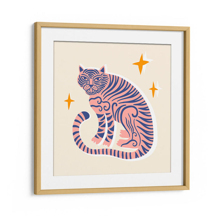 BOHO TIGER , KIDS ROOM PAINTINGS