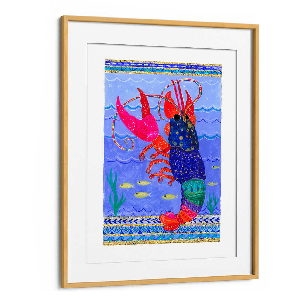 VIBRANT SEA LOBSTER , BEACH PAINTINGS