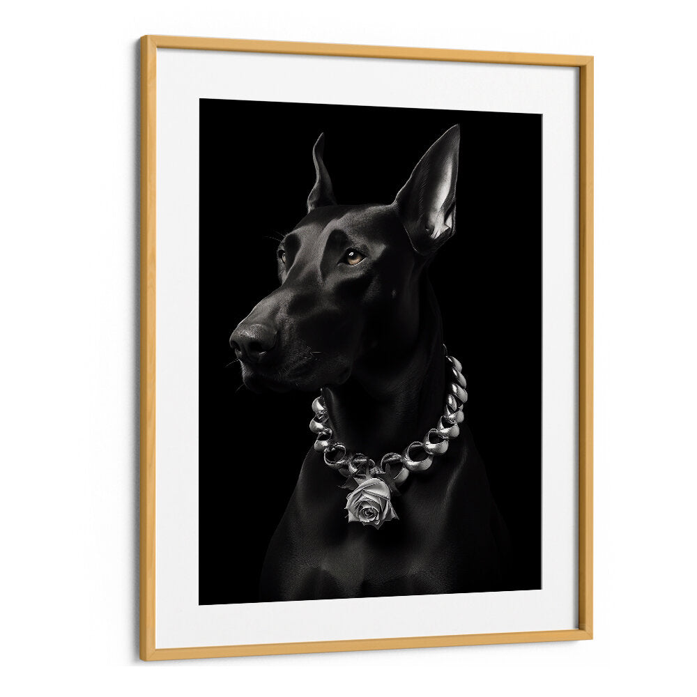 THE DOBERMAN , ANIMAL PAINTINGS