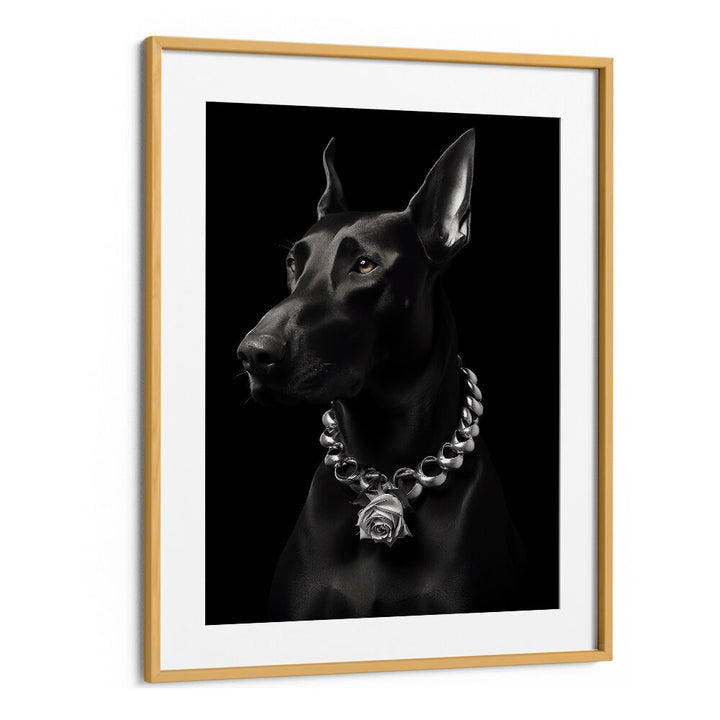 THE DOBERMAN , ANIMAL PAINTINGS