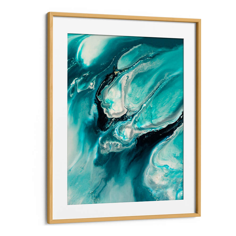 Stunning OCEAN TEAL, ABSTRACT PAINTINGS featuring bold colors and dynamic shapes, perfect for transforming spaces.