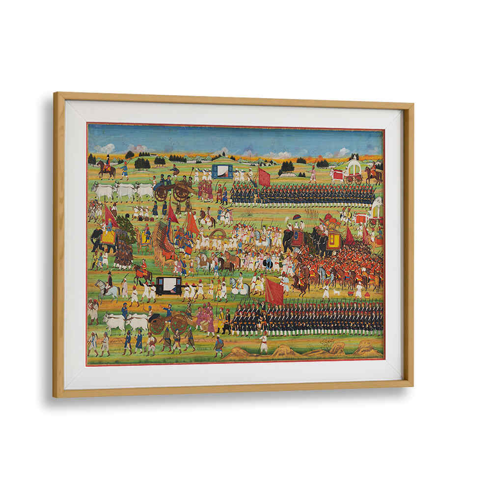 THE GRAND IMPERIAL PROCESSION , INDIAN ART PAINTINGS