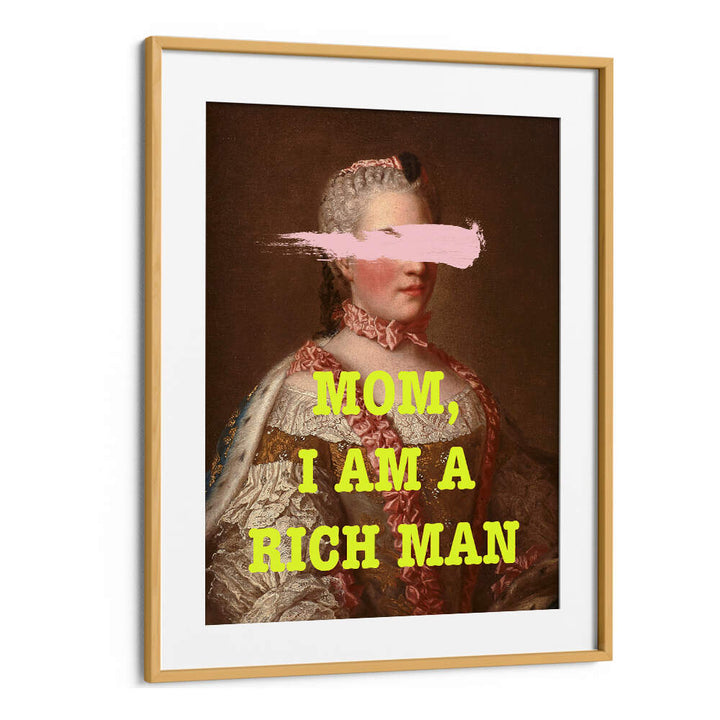 MOM I M RICH MAN , ALTERED ART PRINTS