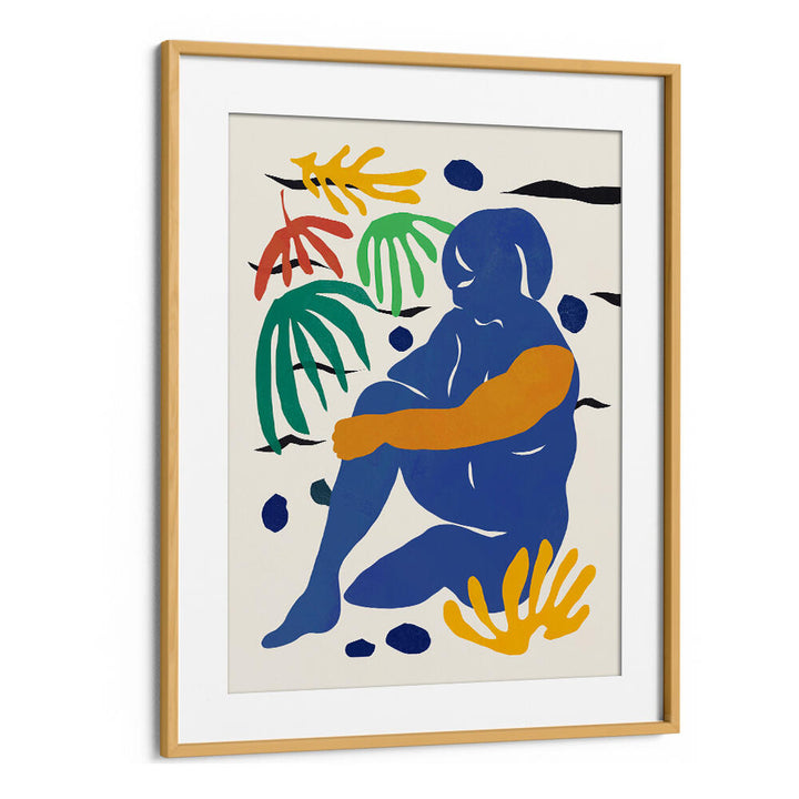 BLUE FIGURE ABSTRACT , COMIC POSTERS