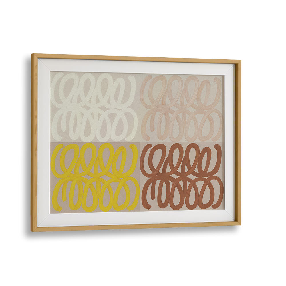 QUADRANTS OF LOOPS , ABSTRACT PAINTINGS