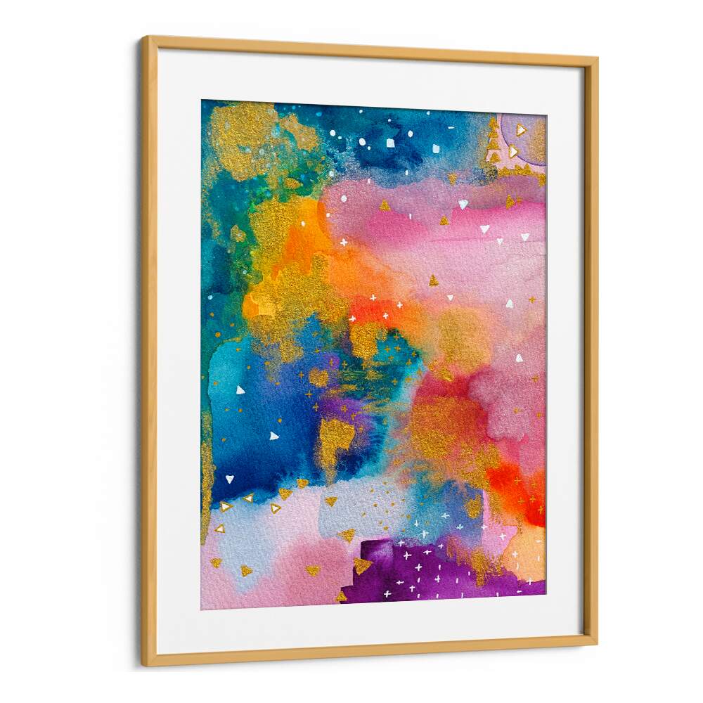 GLODEN MONSOON , ABSTRACT PAINTINGS