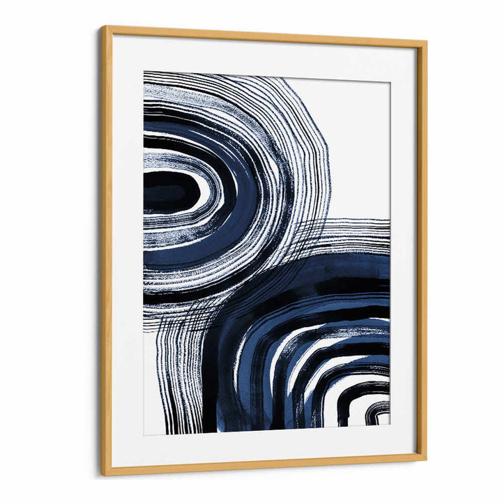 Transform your space with CONCENTRIC BLUE AND BLACK BRUSHSTROKES, ABSTRACT PAINTINGS, showcasing bold elegance and expression.