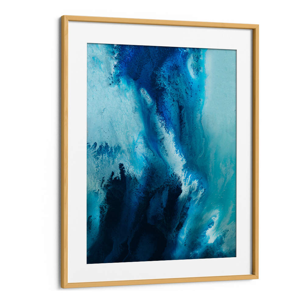 Vibrant blues and textures define the HAMPTONS, ABSTRACT PAINTINGS, perfect for elevating your living space.