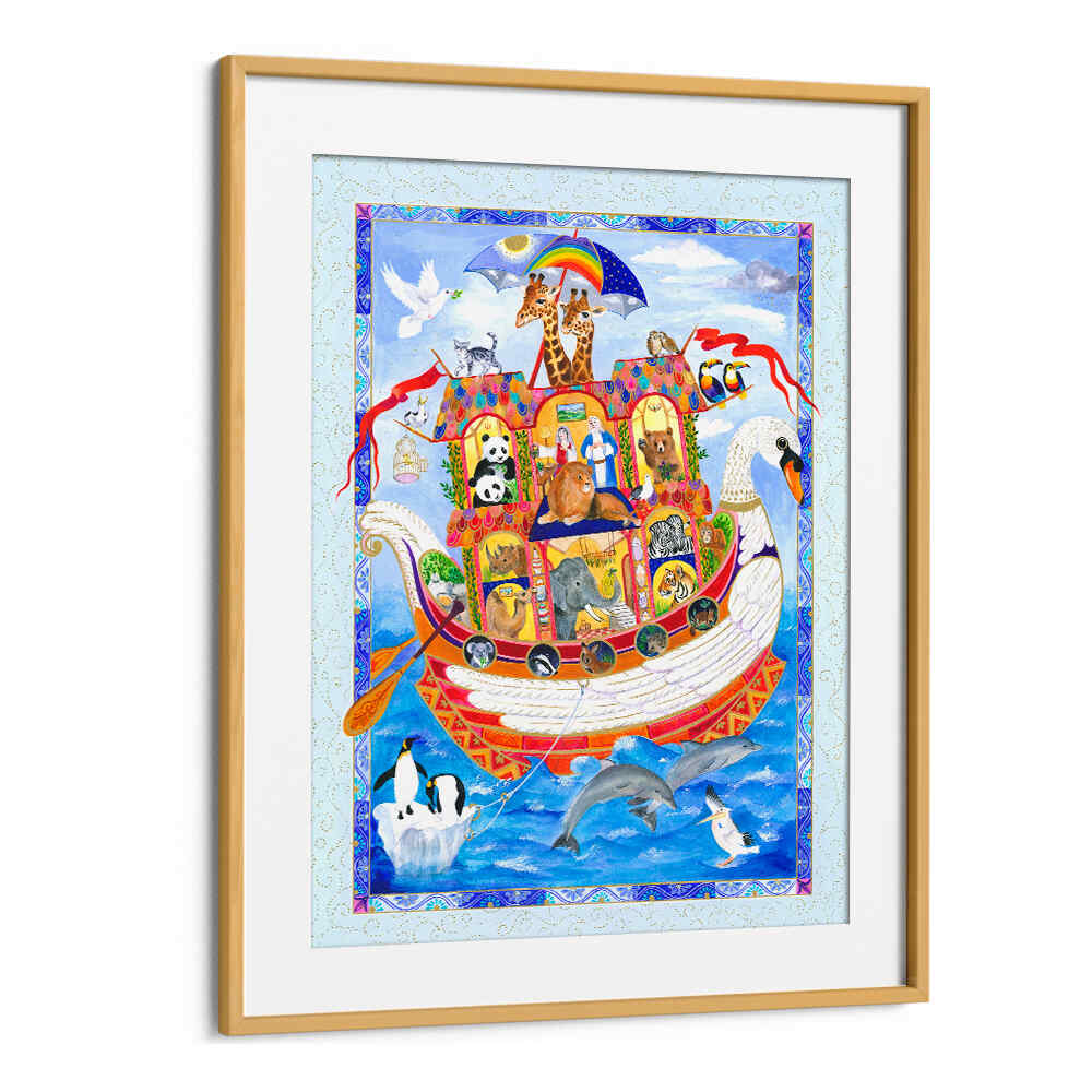COLORFUL ARK VOYAGE , KIDS ROOM PAINTINGS