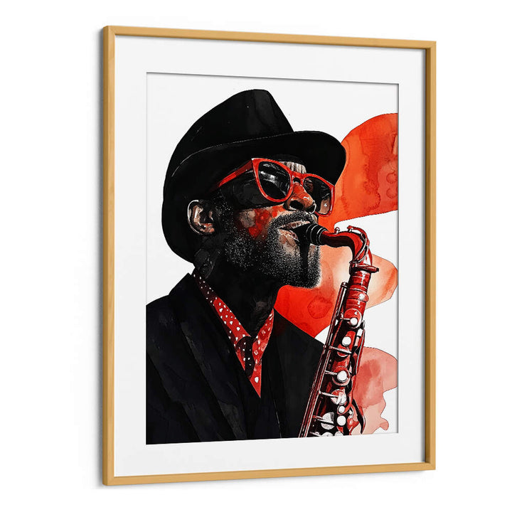 SAXOPHONIST MUSIC ART , MUSIC POSTERS