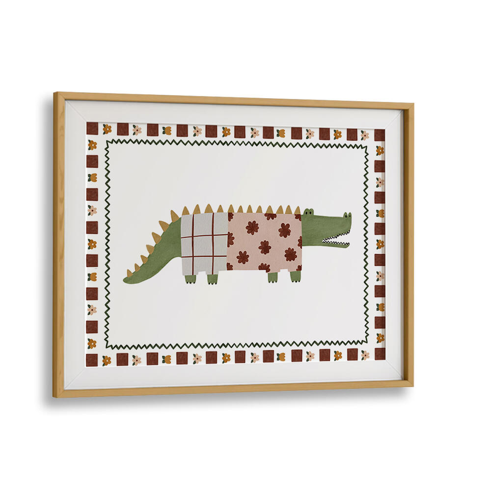 QUILTED CROCODILE , KIDS ROOM PAINTINGS