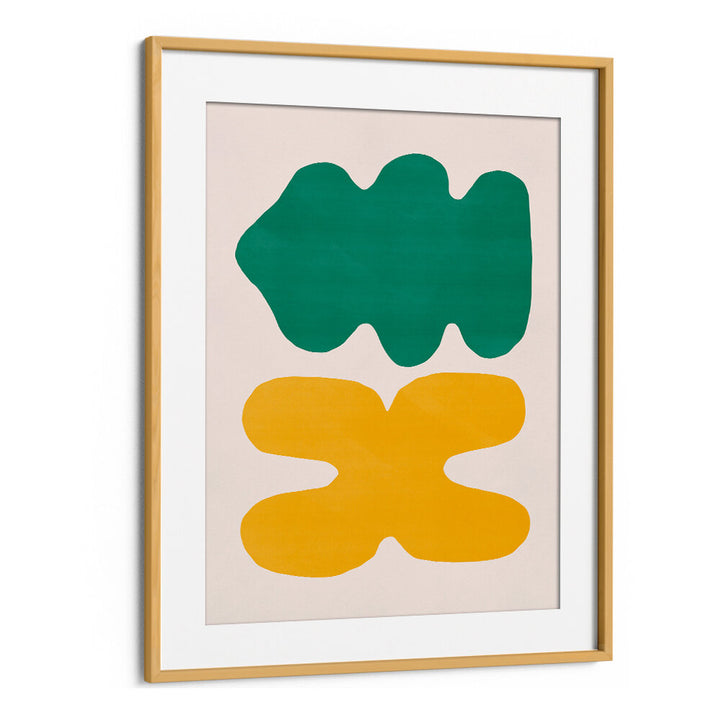 ORGANIC SHAPES IN GREEN AND YELLOW