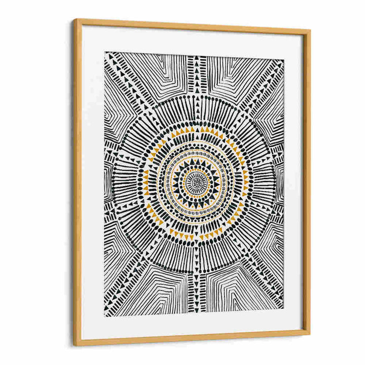 TRIBAL SUN II , PATTERN ART PRINTS