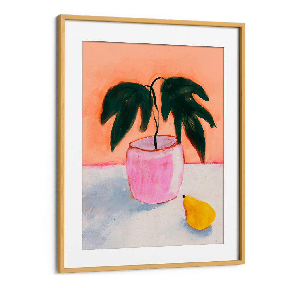 PINK POT, YELLOW PEAR , KITCHEN POSTERS