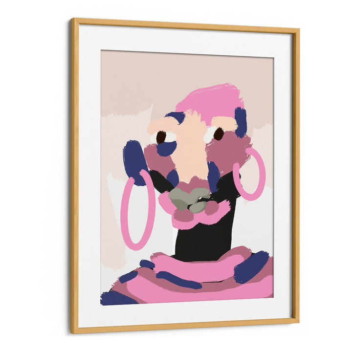 ABSTRACT PINK ELEGANCE , PORTRAITS & FIGURATIVE ILLUSTRATIONS