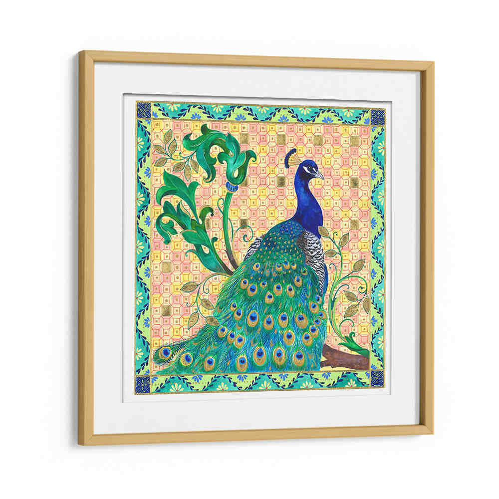 FLORENTINE PEACOCK , ANIMAL PAINTINGS