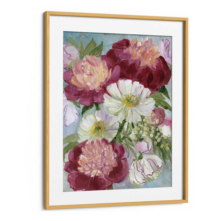 ELEANORA PAINTERLY FLORALS , FLORAL FLOWER PAINTINGS
