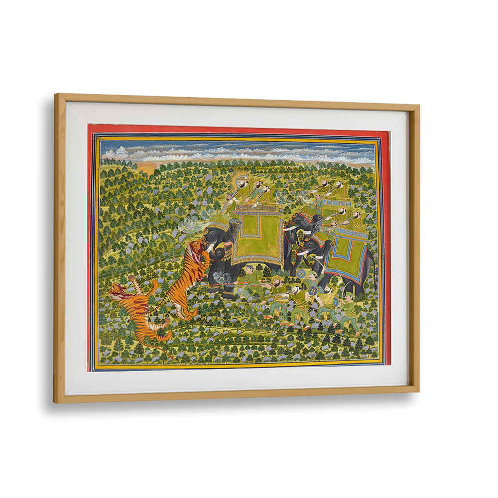 THE ROYAL HUNT , INDIAN ART PAINTINGS