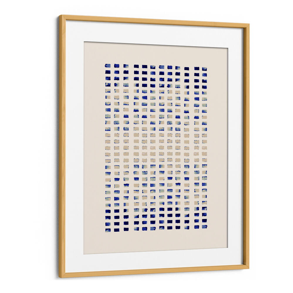 Elegant Blue Coral Reflecting Lines, abstract paintings, enhance your living space with captivating hues and unique design.