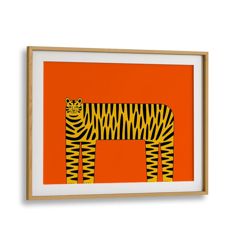 THE ABSTRACT TIGER , ANIMAL PAINTINGS