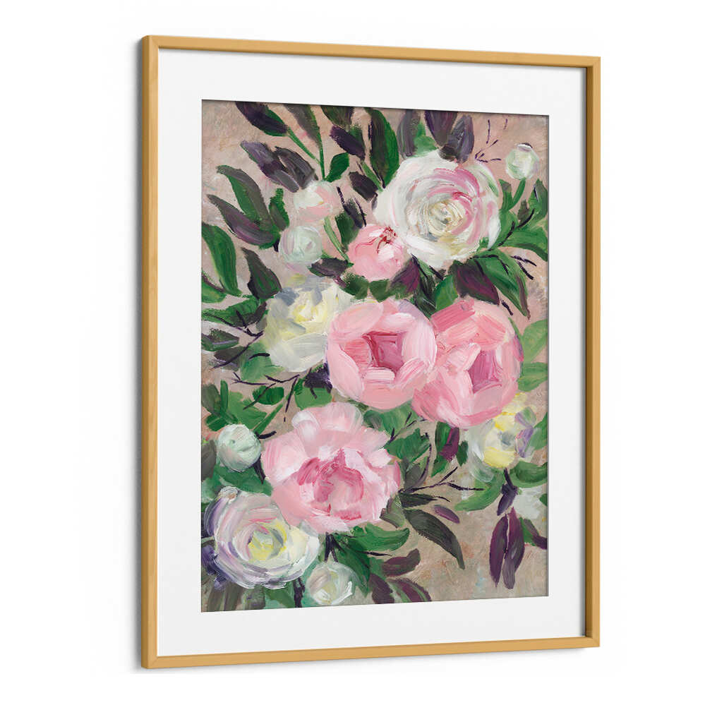 ZOYE PAINTERLY BOUQUET , FLORAL FLOWER PAINTINGS