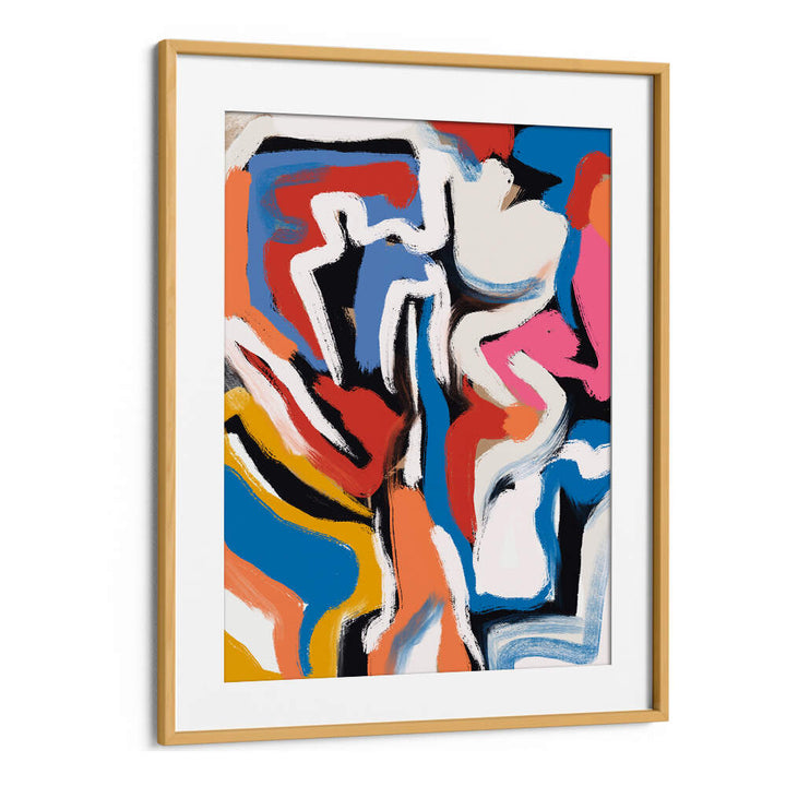 BOLD COLORFUL BRUSHSTROKES II , ABSTRACT PAINTINGS