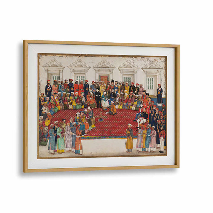COURT OF MANY NATIONS , INDIAN ART PAINTINGS