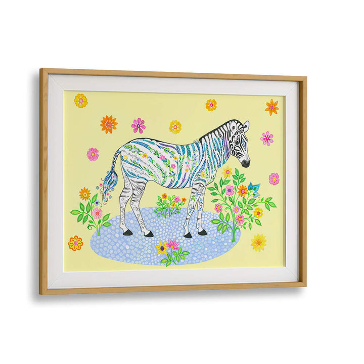 ZEBRA YELLOW , KIDS ROOM PAINTINGS