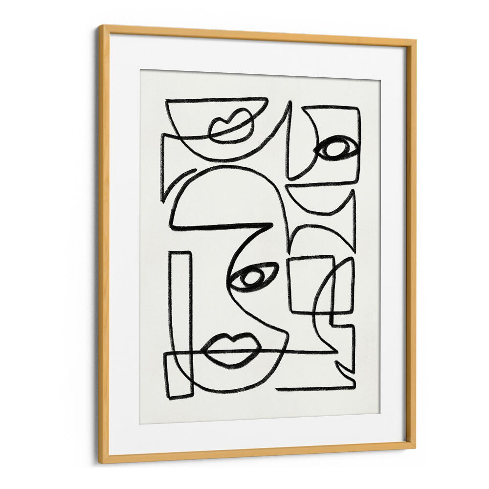 ABSTRACT LINE ART FACES