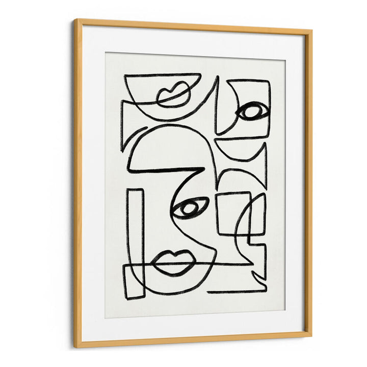 ABSTRACT LINE ART FACES