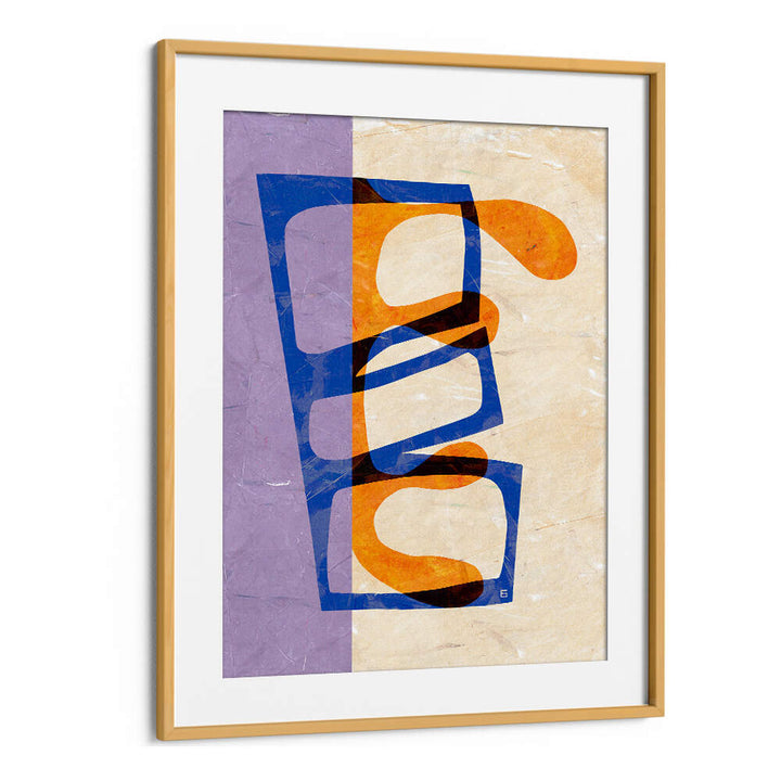 CUT OUT BLUE & ORANGE